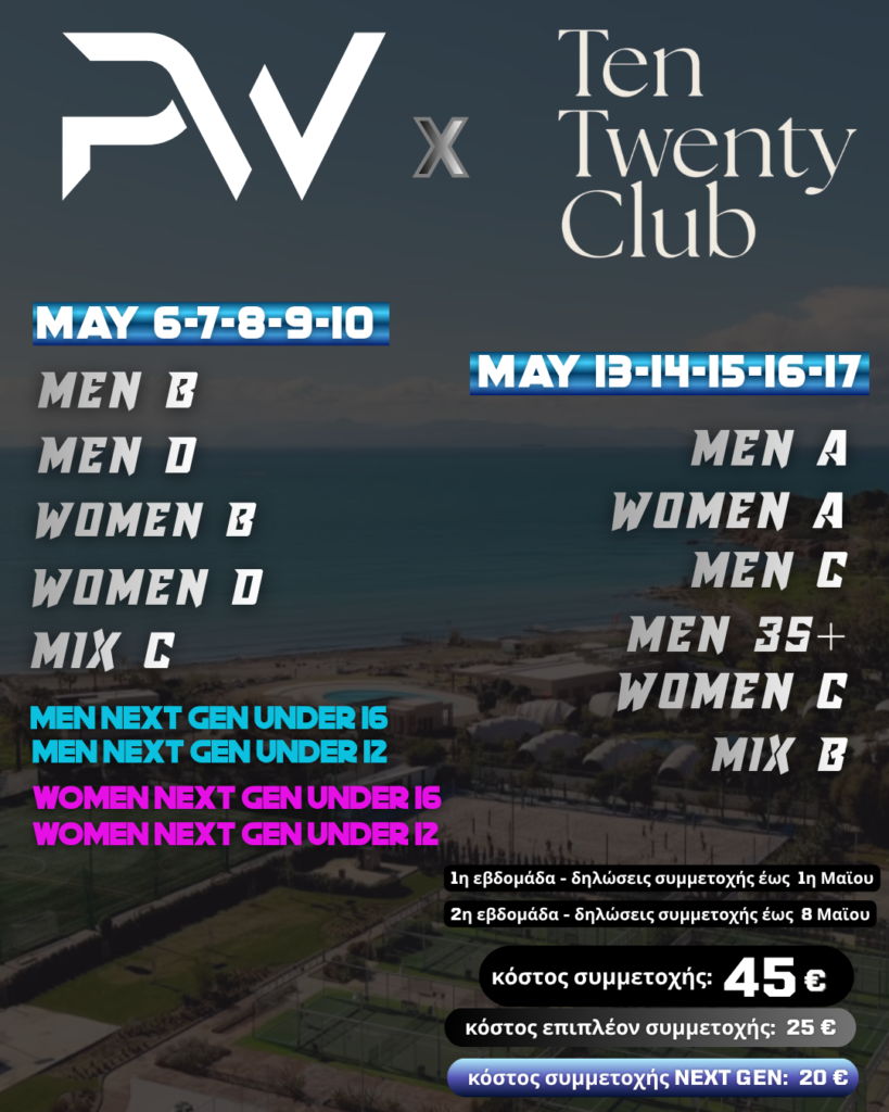 TEN TWENTY APR – Padelwars